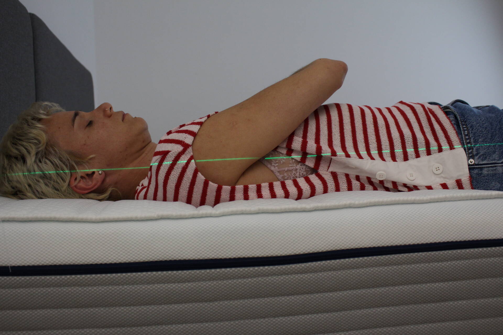 matelas bleu calin test